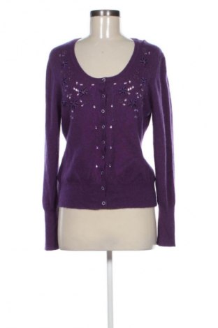 Damski kardigan Suzanna, Rozmiar XL, Kolor Fioletowy, Cena 67,41 zł