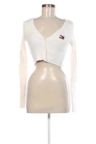 Cardigan de damă Tommy Jeans, Mărime M, Culoare Alb, Preț 253,99 Lei