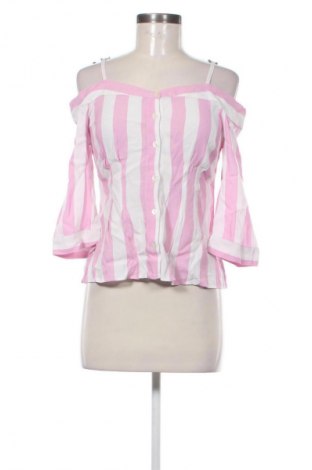 Дамска риза Bershka, Размер S, Цвят Многоцветен, Цена 25,08 лв.