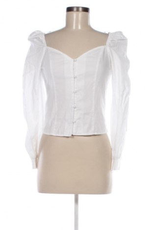 Дамска риза Cropp, Размер M, Цвят Бял, Цена 41,04 лв.