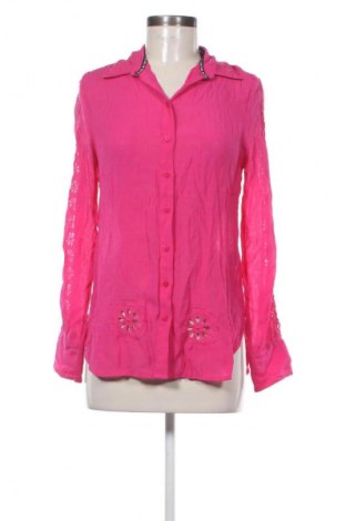 Дамска риза Desigual, Размер S, Цвят Розов, Цена 54,81 лв.