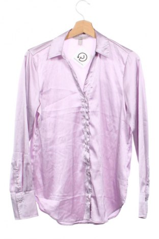 Damska koszula H&M, Rozmiar XS, Kolor Fioletowy, Cena 57,47 zł
