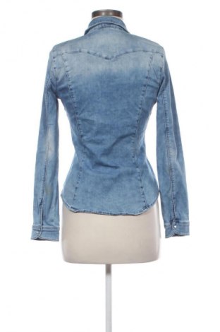Дамска риза H&M, Размер M, Цвят Син, Цена 25,00 лв.