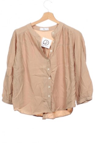 Дамска риза Mango, Размер XS, Цвят Бежов, Цена 27,37 лв.