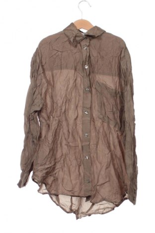Дамска риза Mango, Размер XS, Цвят Кафяв, Цена 26,98 лв.