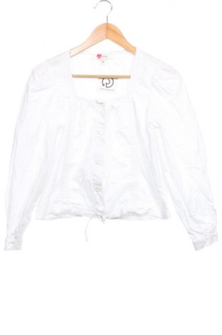 Γυναικείο πουκάμισο Ole By Koton, Μέγεθος XS, Χρώμα Λευκό, Τιμή 7,84 €