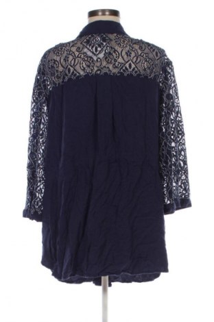 Damenbluse Sheego, Größe 3XL, Farbe Blau, Preis 10,99 €