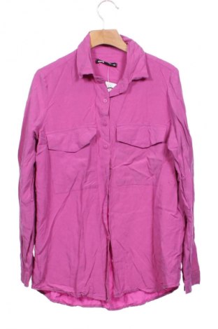 Γυναικείο πουκάμισο Sinsay, Μέγεθος XS, Χρώμα Βιολετί, Τιμή 12,79 €