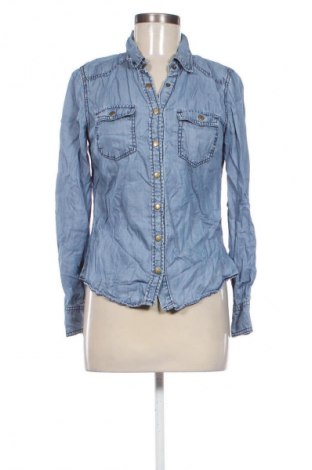Дамска риза Unbranded, Размер M, Цвят Син, Цена 12,99 лв.