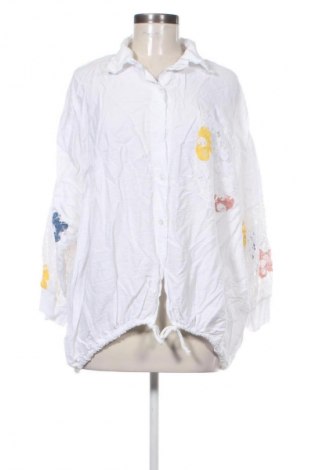 Γυναικείο πουκάμισο Unbranded, Μέγεθος XXL, Χρώμα Λευκό, Τιμή 12,68 €