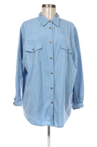 Дамска риза Unbranded, Размер XXL, Цвят Син, Цена 21,99 лв.