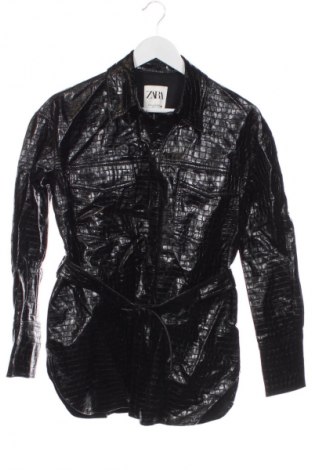 Дамска риза Zara, Размер XS, Цвят Черен, Цена 14,99 лв.