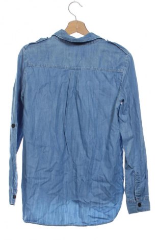 Дамска риза Zara, Размер XS, Цвят Син, Цена 26,98 лв.