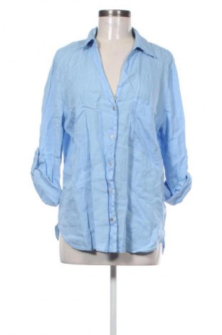 Дамска риза Zara, Размер XL, Цвят Син, Цена 62,00 лв.