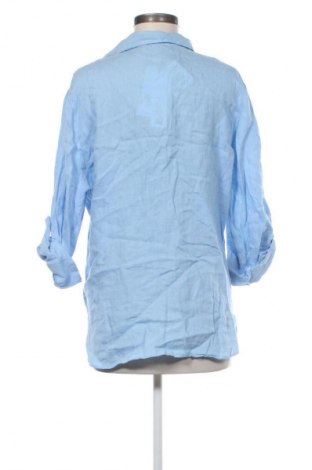 Дамска риза Zara, Размер XL, Цвят Син, Цена 62,00 лв.