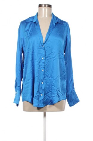 Дамска риза Zara, Размер S, Цвят Син, Цена 17,99 лв.