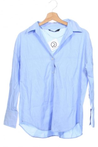 Damska koszula Zara, Rozmiar XS, Kolor Niebieski, Cena 62,02 zł