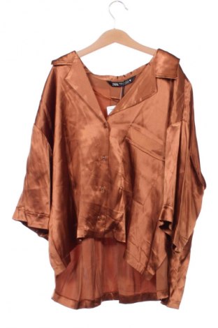 Cămașă de femei Zara, Mărime XS, Culoare Maro, Preț 192,00 Lei