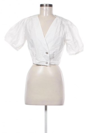 Дамска риза Zara, Размер S, Цвят Бял, Цена 27,37 лв.