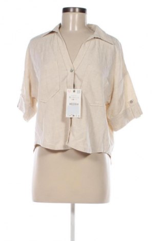 Damenbluse Zara, Größe S, Farbe Beige, Preis 25,09 €