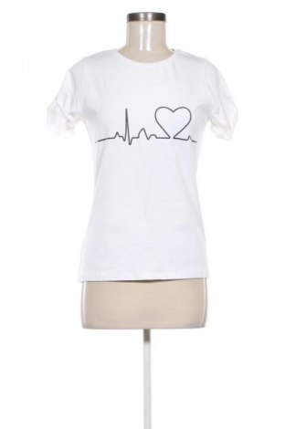 Damski T-shirt Adda, Rozmiar L, Kolor Biały, Cena 39,08 zł