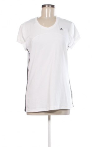 Γυναικείο t-shirt Adidas, Μέγεθος L, Χρώμα Λευκό, Τιμή 16,99 €