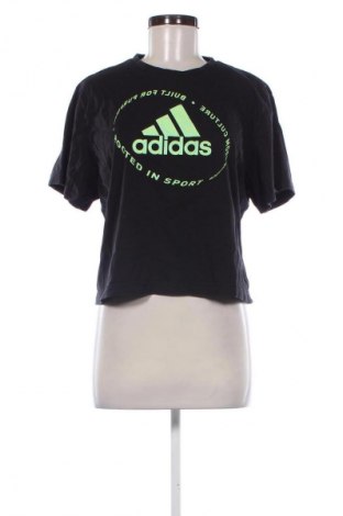 Damski T-shirt Adidas, Rozmiar L, Kolor Czarny, Cena 62,92 zł