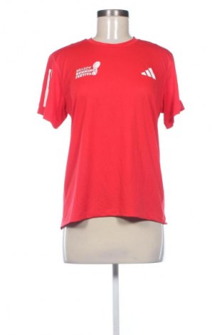 Damen T-Shirt Adidas, Größe M, Farbe Rot, Preis 13,80 €