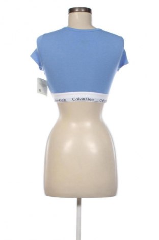 Damen T-Shirt Calvin Klein, Größe S, Farbe Blau, Preis € 36,99