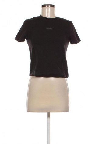 Damen T-Shirt Calvin Klein Jeans, Größe XS, Farbe Schwarz, Preis € 45,99