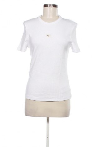 Damen T-Shirt Calvin Klein Jeans, Größe XL, Farbe Weiß, Preis € 45,99