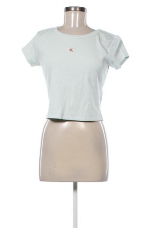 Damen T-Shirt Calvin Klein Jeans, Größe M, Farbe Grün, Preis € 43,99