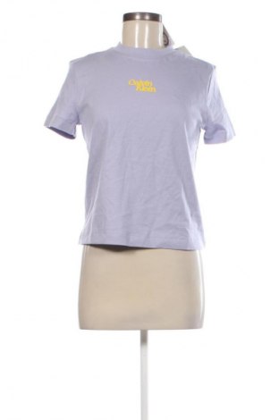 Дамска тениска Calvin Klein Jeans, Размер XS, Цвят Лилав, Цена 68,99 лв.