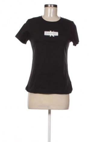 Damen T-Shirt Calvin Klein Jeans, Größe S, Farbe Schwarz, Preis 39,99 €