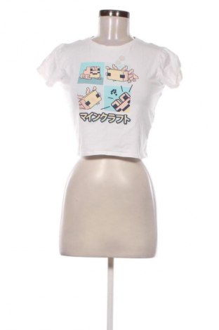 Damski T-shirt Cropp, Rozmiar L, Kolor Biały, Cena 41,38 zł