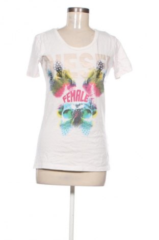 Дамска тениска Diesel, Размер M, Цвят Екрю, Цена 68,00 лв.