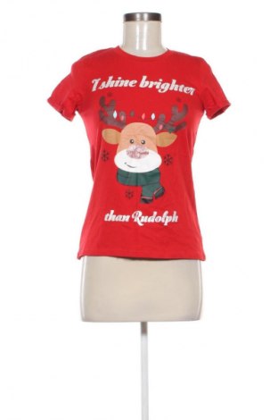 Дамска тениска Fb Sister, Размер XS, Цвят Червен, Цена 16,97 лв.