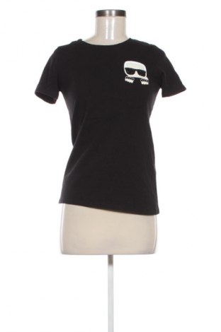 Дамска тениска Karl Lagerfeld, Размер S, Цвят Черен, Цена 68,00 лв.