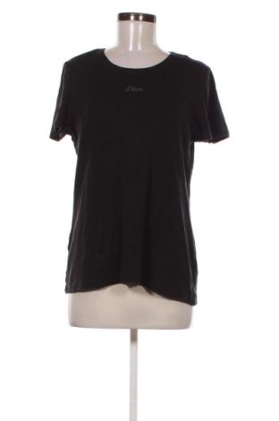 Damski T-shirt S.Oliver, Rozmiar XL, Kolor Czarny, Cena 41,00 zł