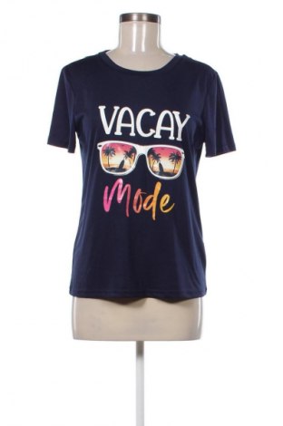 Damski T-shirt SHEIN, Rozmiar S, Kolor Niebieski, Cena 39,31 zł