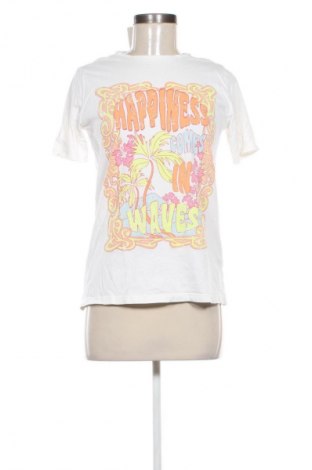 Tricou de femei Sinsay, Mărime XXS, Culoare Ecru, Preț 44,64 Lei