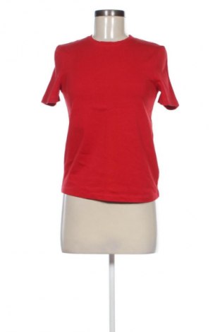 Дамска тениска Zara, Размер XS, Цвят Червен, Цена 11,73 лв.