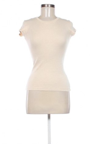 Дамска тениска Zara, Размер S, Цвят Бежов, Цена 28,50 лв.