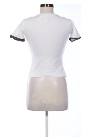 Damen T-Shirt Zara, Größe S, Farbe Weiß, Preis 6,14 €