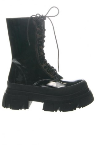 Női bokacsizma Bershka, Méret 37, Szín Fekete, Ár 18 164 Ft