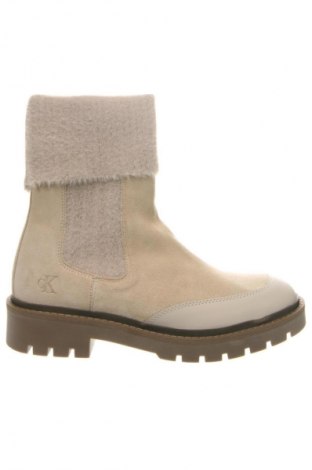 Damskie botki Calvin Klein Jeans, Rozmiar 40, Kolor Beżowy, Cena 809,99 zł