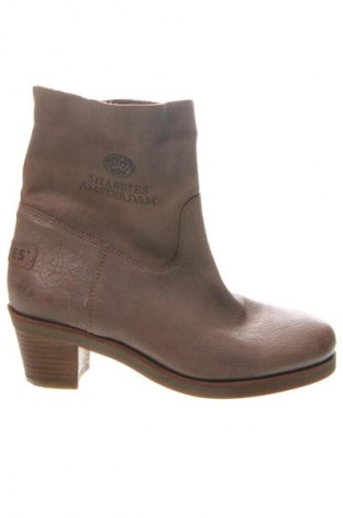 Női bokacsizma Shabbies Amsterdam, Méret 38, Szín Bézs, Ár 63 600 Ft