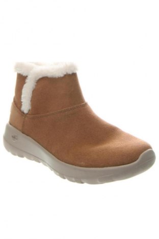Damskie botki Skechers, Rozmiar 37, Kolor Beżowy, Cena 321,47 zł