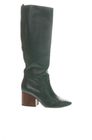 Damskie kozaki Massimo Dutti, Rozmiar 37, Kolor Zielony, Cena 583,54 zł