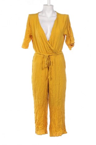 Salopetă lungă de damă Amisu, Mărime M, Culoare Galben, Preț 67,99 Lei